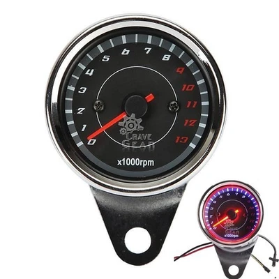 Tacómetro retroiluminado LED para Kawasaki Vulcan VN 750 800 900 1500 1600 1700 2000 Foto 1 de 4