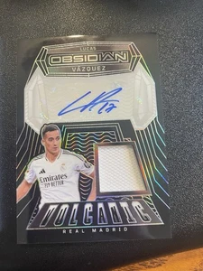 LUCAS VAZQUEZ 2024 Obsidian Volcanic Auto Jersey SP /199 Real Madrid - Picture 1 of 2