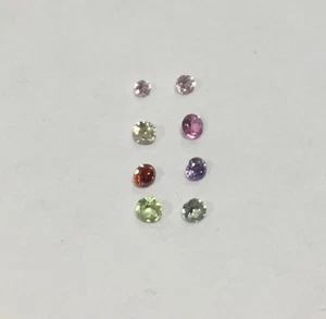 Cubic Zirconia Loose Stone ROUND shape crystal gem x10 PREMIUM Small tiny 1-2mm - Picture 1 of 2
