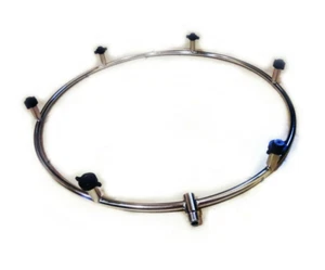 Anello nebbia aeroponica alta pressione collettore 18"D con (6) ugelli per agricoltura indoor - Foto 1 di 8
