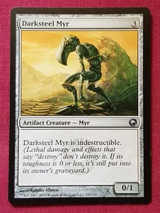 Magic The Gathering SCARS OF MIRRODIN DARKSTEEL MYR artifact card MTG - Picture 1 of 2