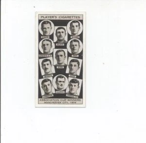 1930 John Player & Sons Manchester City Fußball Team Karte Billy Meredith Sehr guter Zustand - Bild 1 von 2