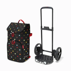 reisenthel citycruiser rack mit bag 2-tlg. Einkaufstrolley Tasche Dots 45 L - Bild 1 von 10