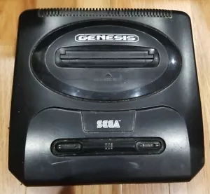Sega Authentic Genesis Black MK-1631 Konsole nur für Teile oder Reparatur. Wie besehen. - Bild 1 von 5