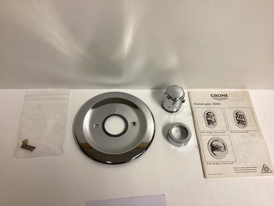 Grohe Automatic 2000 Thermostat Chrom, Brausethermostat UP, Rarität, 19604000 - Bild 1 von 4