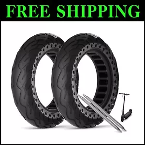 High-Performance 10x2.5 inch Honeycomb Solid Tires for Ninebot MAX & Hiboy S2 - Picture 1 of 9
