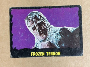 The Outer Limits (TV) Vintage 1964 Bubbles Inc. (Topps) #34 a "Frozen Terror"