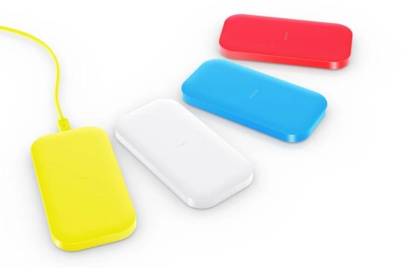 Christmas New Year Gift Wireless Charging Plate Power Bank Nokia DC-50Y Yellow - Image 1 of 1
