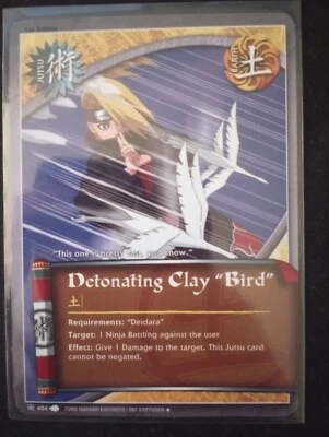 Detonating Clay "Bird" 404 1st Edition NM/M Naruto CCG - Image 1 of 2