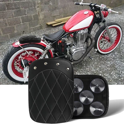 For Honda Rebel 1000 500 450 300 250 Custom Passenger Seat Cushion 8 Suction Cup - Imagem 1 de 4