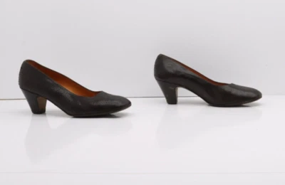 Scarpe PEMPINELLO Usate EU 37 (Cod.CS486) Marrone Pitonata in Pelle vintage 70 - Immagine 1 di 4