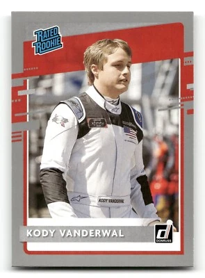 2021 Panini Donruss NASCAR - Rated Rookie -Silver- Kody Vanderwal #30 - Image 1 of 2