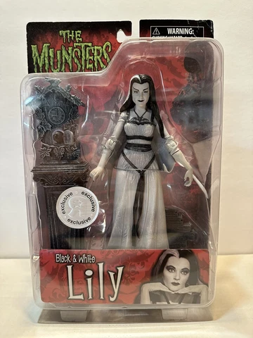 Lily Munster Figure B&W Toys R' Us Exclusive, Diamond Toys Limited edition Cover