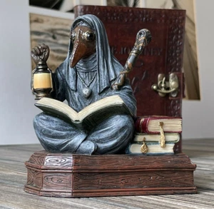Estatuilla decorativa hecha a medida morticista boticario plaga doctor estatua regalo - Imagen 1 de 8