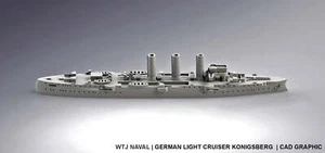 Konigsberg - Marina Alemana - Era Pre Dreadnought - Wargaming - Eje y Aliados - N - Imagen 1 de 5