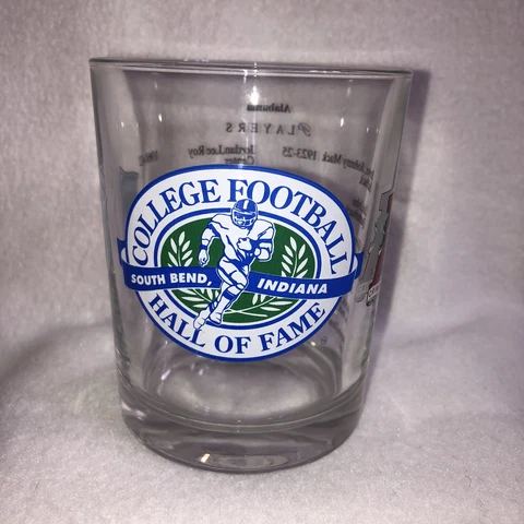 Alabama Crimson Tide College Football Hall of Fame Whiskey Glass Ozzie Newsome Cover