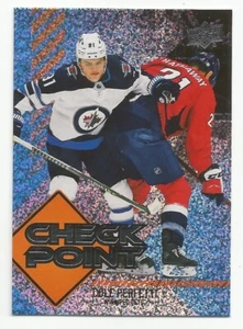 2024-25 Upper Deck Series 1 COLE PERFETTI Check Point Speckle SP #CP-6 JETS - Bild 1 von 2
