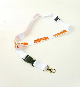 Patron Tequila Paloma Lanyard Schlüsselband 2 cm breit weiß apricot 1932 - Picture 1 of 3