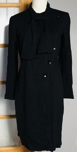 Armani Collezioni Women’s Duster Cardigan Sz 4 Silk Blend Double Breasted Italy - Picture 1 of 12