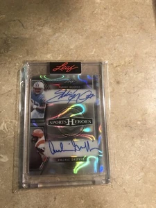2025 Leaf Sports Heroes Eddie George/ Archie Griffin LAVA REF AU NO H2-5 SN 1/1 - Picture 1 of 2
