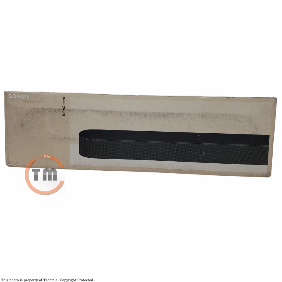 Sonos Beam Soundbar (Gen 2) - Black - LN 