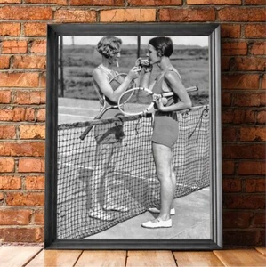 Women Tennis Players Wall Art poster Choose your Size - Bild 1 von 2