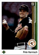1989 Upper Deck Pete Harnisch Baltimore Orioles #744