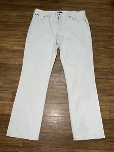 Polo Ralph Lauren Jeans Mens 38X34 Beige Denim Pants Classic Fit - Picture 1 of 10