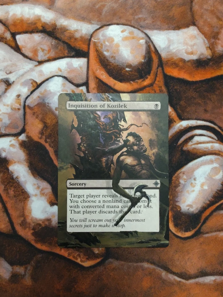 Magic the Gathering Inquisition of Kozilek #1 Hand Painted Custom MTG Alter - Image 1 of 1