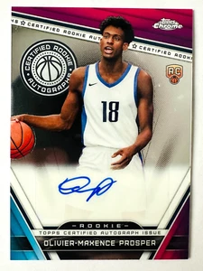 2023-24 Topps Cromo Olivier-Maxence Prosper AUTO RC Mavericks ¡Novato! - Imagen 1 de 3
