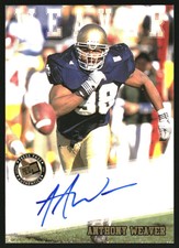 2002 Press Pass Autographs #42 Anthony Weaver