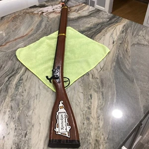 Toy Cap 38372 Vintage 37" Flintlock Rifle Parris Wooden Kentuckian - Picture 1 of 10