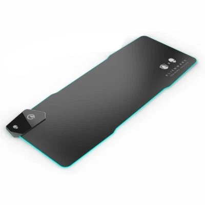 ALIENWARE RGB Game Mouse Pad 15W Qi Wireless Phone Charging Desk New - Image 1 of 4