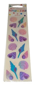 Vintage*Mrs. Grossman’s PERLE*SCHILLERND*OPAL SEEMUSCHELN Aufkleberstreifen*NEU IN VERPACKUNG*2 Blatt* - Bild 1 von 4