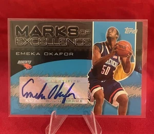 2004-05 Topps Marks of Excellence #ME-EO Emeka Okafor-Rookie Auto - Picture 1 of 3