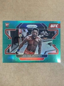 2022 Lerone Murphy ROOKIE UFC PANINI PRIZM GREEN PARALLEL PRIZM REFRACTOR SP - Picture 1 of 4