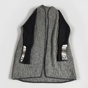 Smartwool Chup Sweater Womens Large Open Front Heavy Cardigan Organic - - Picture 1 of 5