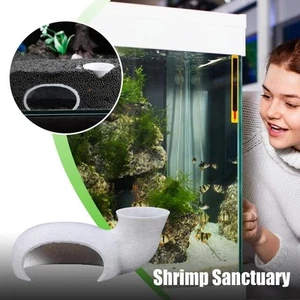 Aquarium Unterirdischer Tunnel Fische Garnelen Versteck Höhlen Betta Garnelentunnel Aquarium - Bild 1 von 6