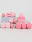 12pcs Makeup Sponge Set Beauty Blender Puff Air Cushion & Powder Puff Kit - NEW