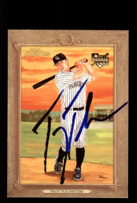 Signed Baseball Card Auto Troy Tulowitzki 2007 Topps Turkey Red #163 Rockies - Image 1 of 2