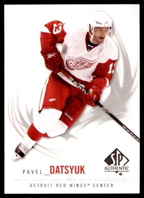 2009-10 SP Authentic Pavel Datsyuk Detroit Red Wings #82 - Image 1 of 2