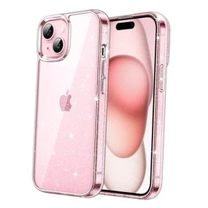 Glitter Case for iPhone 15 6.1-Inch, Bling Sparkle Shockproof Phone Bumper - Picture 1 of 7