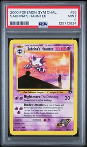 Sabrina's Haunter #55 2000 Pokemon Sfida Palestra PSA 9 - Foto 1 di 2