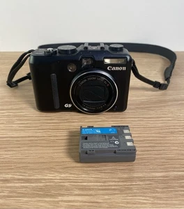 Canon PowerShot G9 12.1MP 6x Optical Zoom Compact Digital Camera Black - Tested - Picture 1 of 15