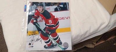 NJ New Jersey Devils ZACH PARISE # 9 Autographed Signed 8" X 10" Photo File - Image 1 of 3