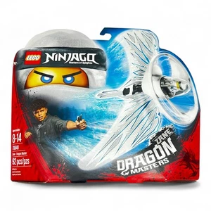 Lego Ninjago 70648 Zane Dragon Master Nuevo con Desgaste de Estante 2018 Blanco Fly Helicóptero - Imagen 1 de 17