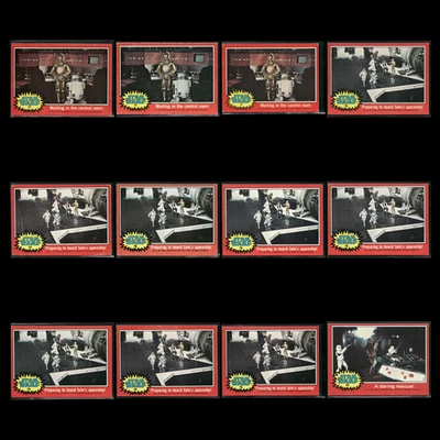 Star Wars 1977 Topps Lot (12) EX-VG Hans Solo CP30 Chewbacca Vintage 1st Ed - Image 1 of 4