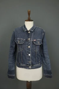 Miss Sixty Blue Cotton Long Sleeve Collared Button Front Denim Jacket Size L - Picture 1 of 14