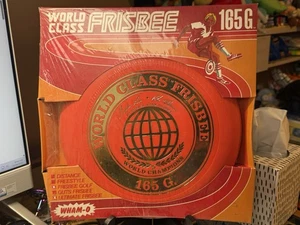 Wham-o Frisbee World Class 165 Gram 80 mold Monika Lou Peter Blome in package R - Picture 1 of 14