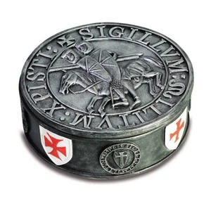 Dose Kreuzritter mit Siegel der Templer - Picture 1 of 1